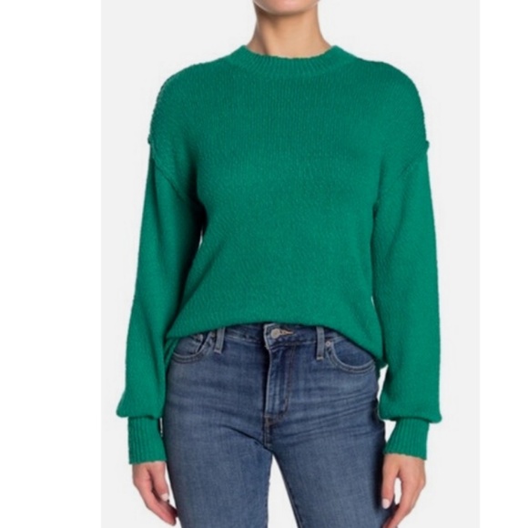 Abound Sweaters - Abound Nordstrom Knit Drop Shoulder Green Sweater